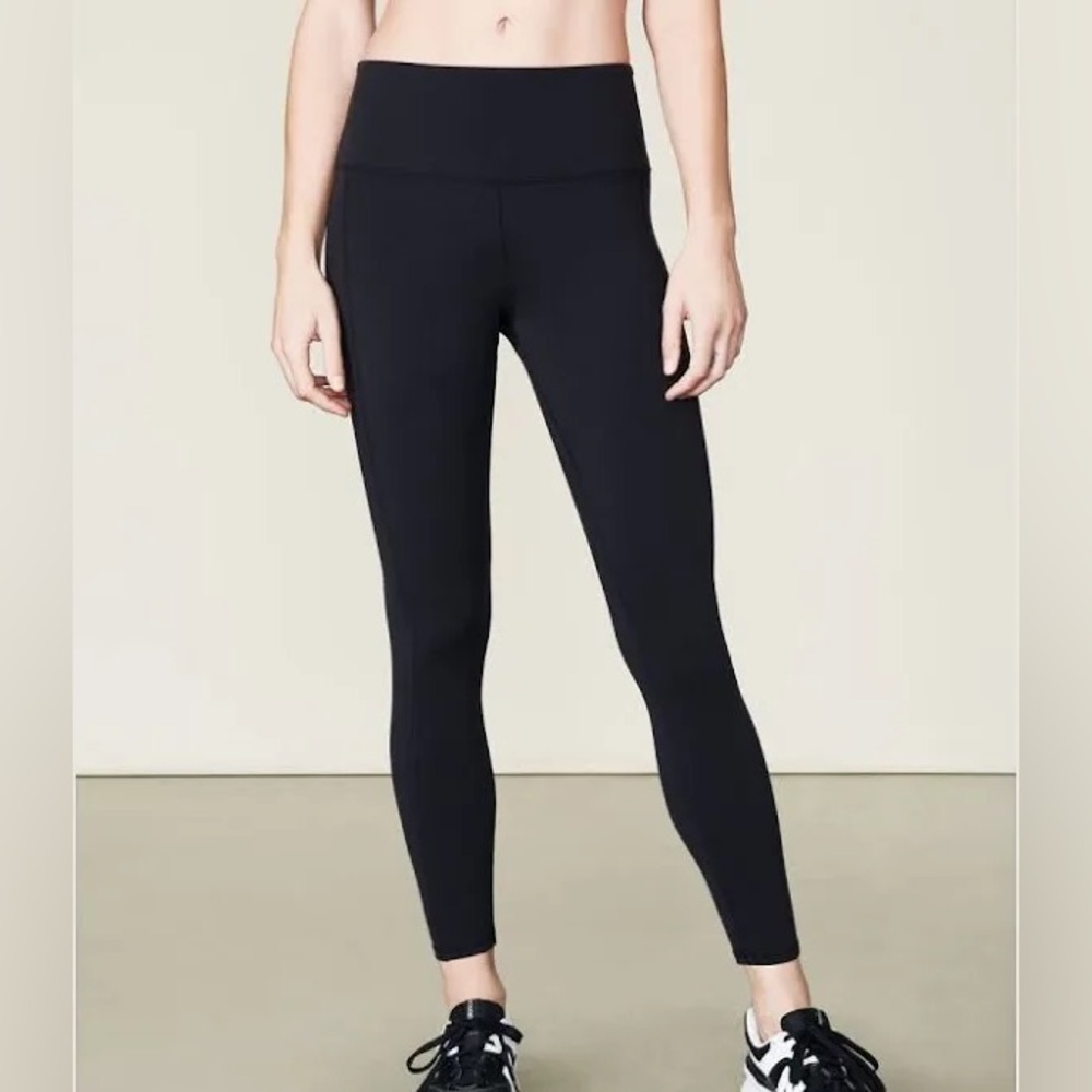 Italic Aura High Waisted Black Legging 7/8